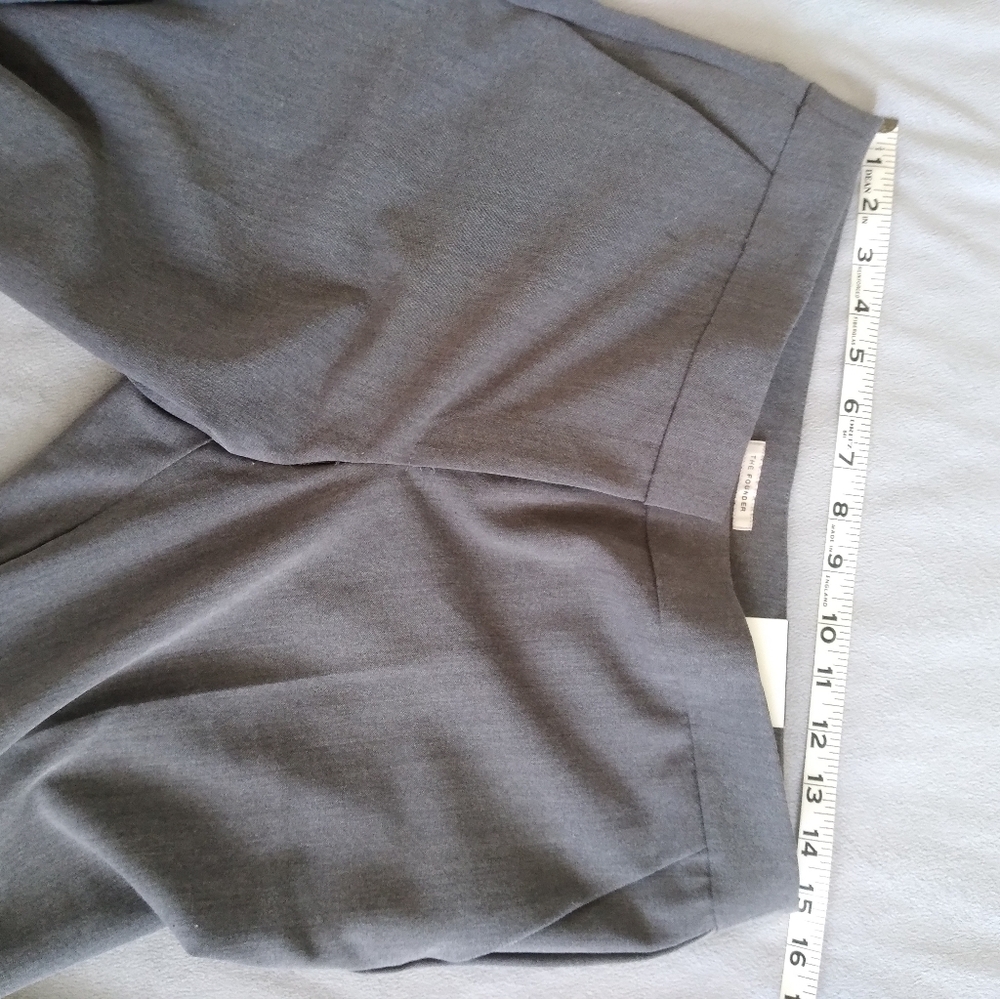 NWT Anne Klein dark grey heather the founder wide leg size 6 - Picture 8 of 12